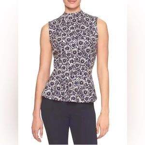 Banana Republic Floral Peplum top